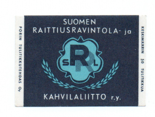 Porin tulitikkutehdas SRL Suomen Raittiusravintola-ja Kahvil