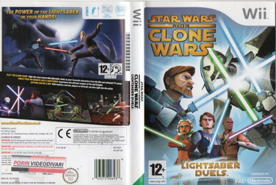 Star Wars The Clone Wars lightsaber duels	(83 136)	k		WII