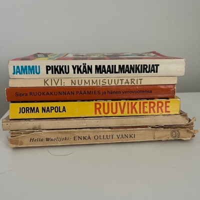 Kotimainen pokkari x 6