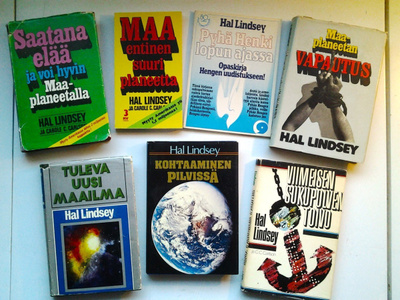 7 kpl Hal Lindseyn kirjoja