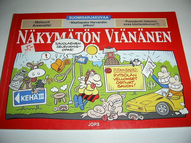 SUOMISARJAKUVAA NÄKYMÄTÖN VIÄNÄNEN