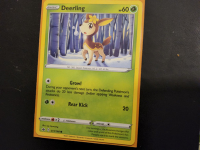 Deerling #11 Pokemon Chilling Reign card