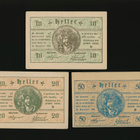 Itävalta Notgeld 10, 20, 50 Heller, Waidendorf 1920 - pikkukuva 2
