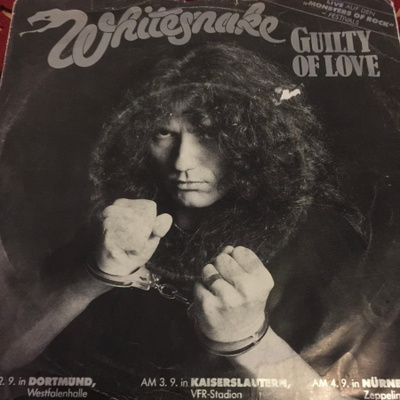 WHITESNAKE: Guilty of Love *Gambler * GER 1983