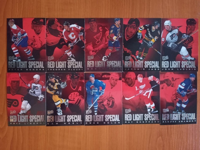 1995-96 Ultra Red Light Special setti 1-10