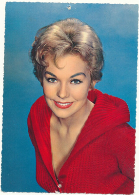 Filmitähti KIM NOVAK -vanha kortti