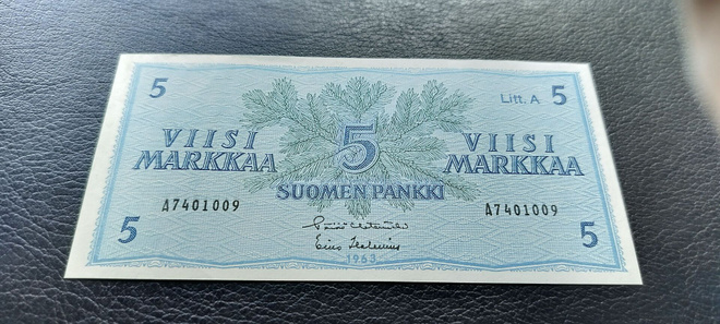 5 mk 1963 Litt.A, HET-Hes, A-sarjaa