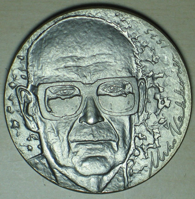 1975 Hopea 10 markkaa juhlaraha, Urho Kekkonen