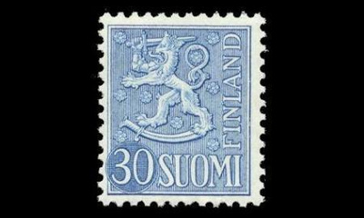 459 ** Leijona 30 mk sininen (1956)