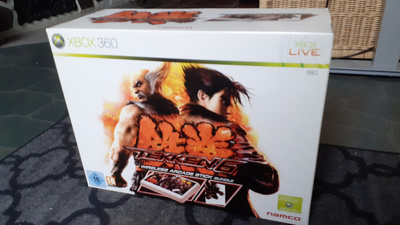 Tekken 6 Wireless Arcade Stick Bundle Xbox 360 (UUSI!)