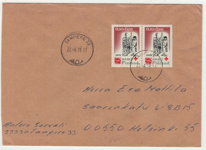 1970 PR 30p pari kirje