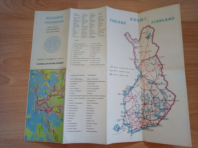 Helsingin Kansallis-osake Pankki Kartta