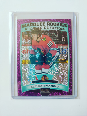 Aleksi Saarela 19-20 Opc Platinum Violet Pixels Rookie /399