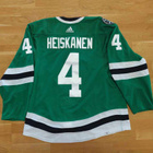 Miro Heiskanen #4 Game Worn pelipaita Dallas Stars - pikkukuva 1