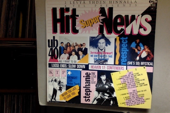 SUPER HIT NEWS ALBUM  ::  2 x VINYYLI LP  ::   FIN  1986 !!