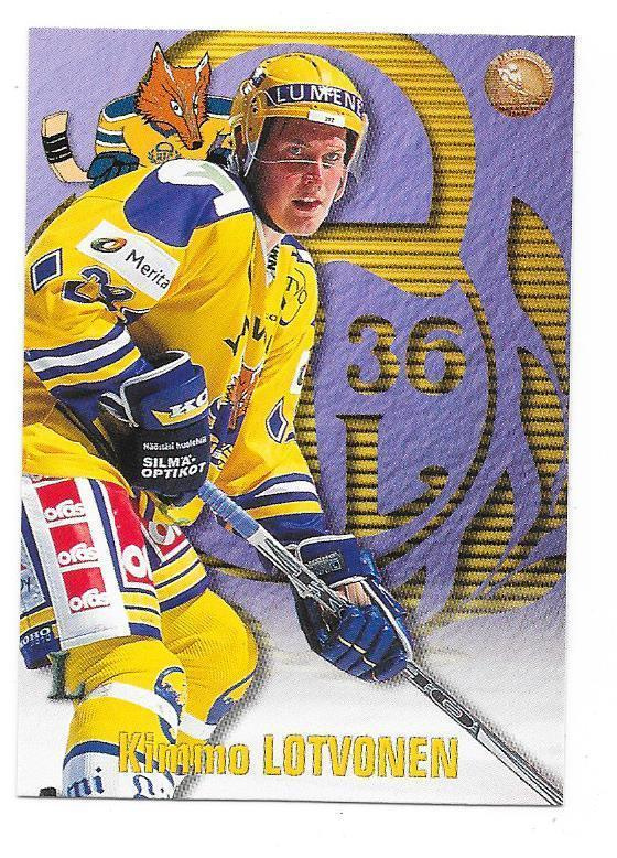 1998-99 CardSet #167 Kimmo Lotvonen Lukko
