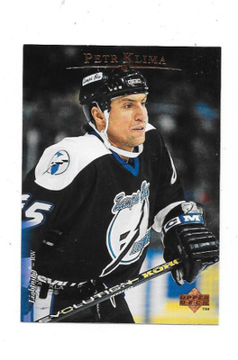 1995-96 Upper Deck #118 Petr Klima Tampa Bay Lightning