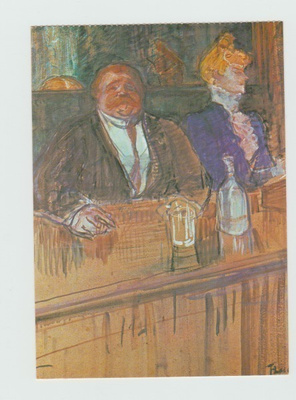 H . de Toulouse Lautrec: At the Bar (T)