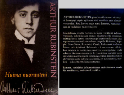 Arthur Rubinstein: Huima nuoruuteni p. -96