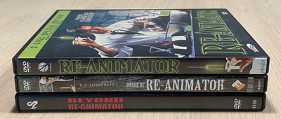 Re-Animator -trilogia (1985-2001) kulttikauhua (4DVD)