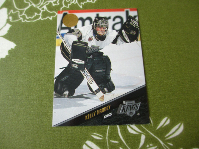 leaf jääkiekkokortti kelly hrudey 92 -93