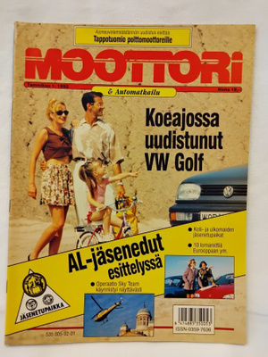 Moottori & automatkailu No 1 tammikuu 1992