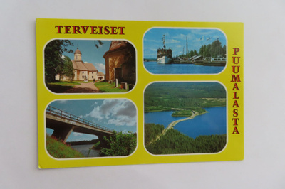 Terveiset Puumalasta, monikuva (PR-kortti)