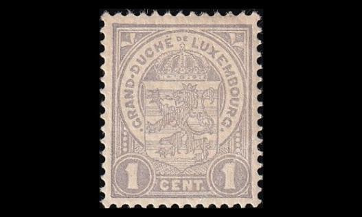 Luxemburg 84 * Käyttösarja vaakuna 1 C (1907)