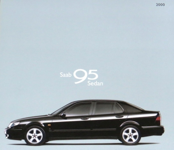 2000 Saab 9-5 Sedan esite - KUIN UUSI - Russia -  venäjä