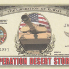 USA 1 MILJ. DOLLARS UNITED STATES OPERATION DESERT (K16-S33) - pikkukuva 1