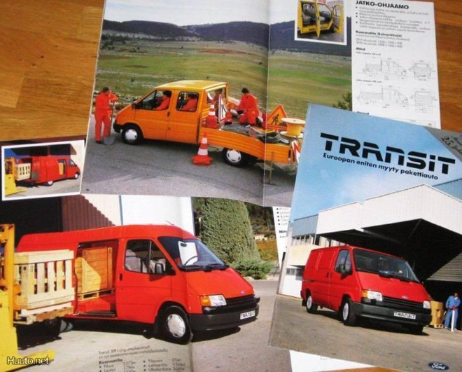1990 Ford Transit esite - KUIN UUSI - suom - 32 sivua