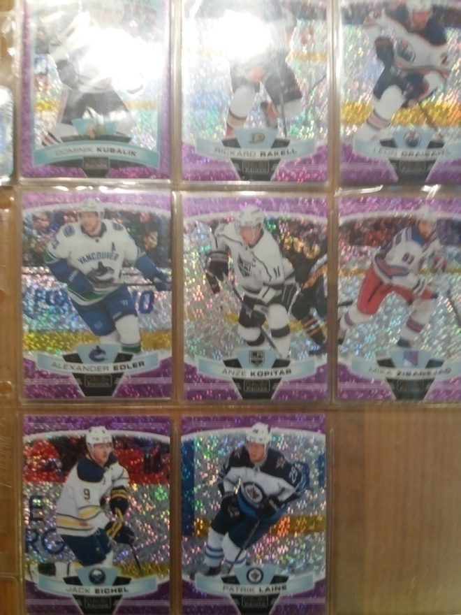 2019-20 O-Pee-Chee Platinum Violet Pixels /399 alk. 3.0e/kpl