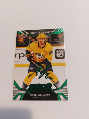 2022-23 Upper Deck MVP Green Script #88 Mikael Granlund