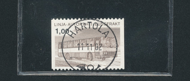 Postimerkki 1981 AP 1 mk loistoleima Hartola