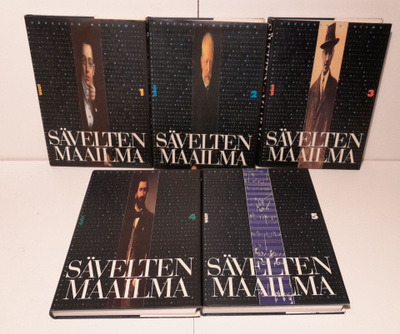 Sävelten maailma. WSOY 1992. Täydellinen sarja 5 kirjaa.