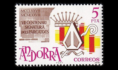 Andorra Sp 117 ** Ruhtinaskumppanuusjärjestelmä 700v (1978