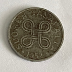 1 markka 1952, pienempi - pikkukuva 2