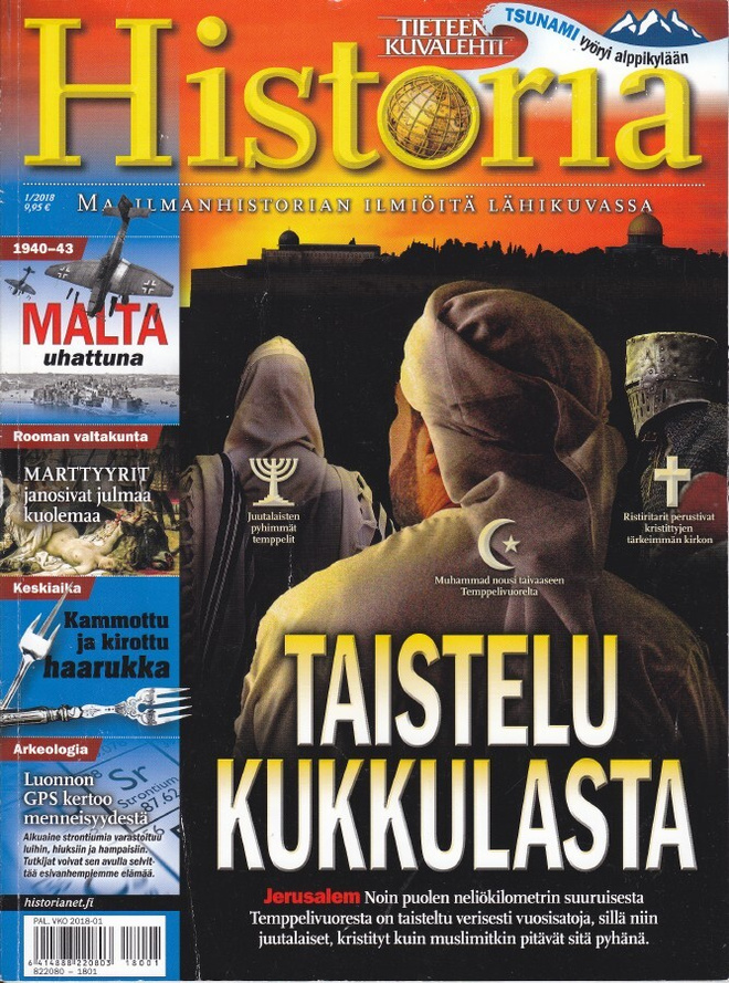 Tieteen Kuvalehti HISTORIA 1/2018 Taistelu Jerusalemista
