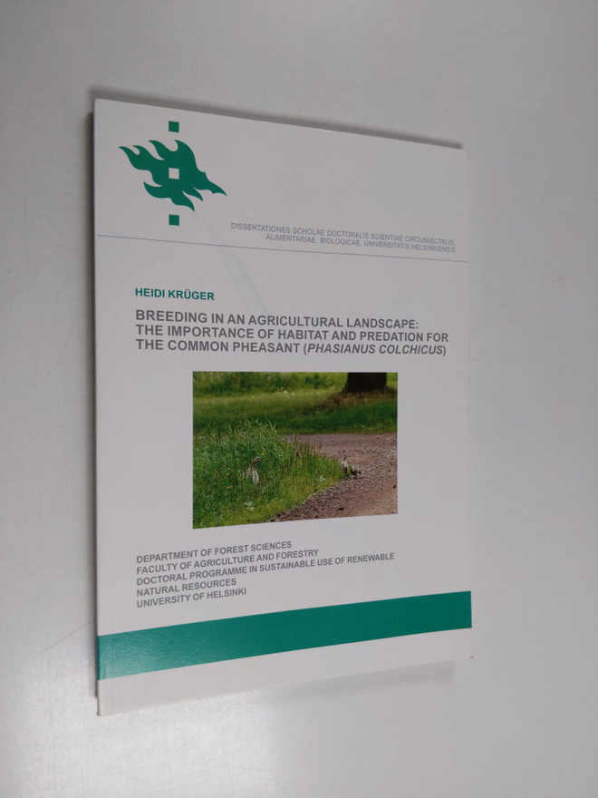 Heidi Kruger : Breeding in an agricultural landscape : Th...