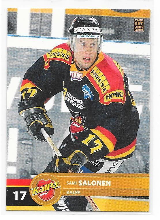 2005-06 CardSet #82 Sami Salonen Kalpa
