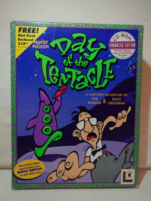 PC big box: Day of the Tentacle CD + Hintbook (LucasArts)