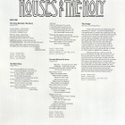 Led Zeppelin – Houses Of The Holy, Remastered, 180 Gram, Gat - pikkukuva 4