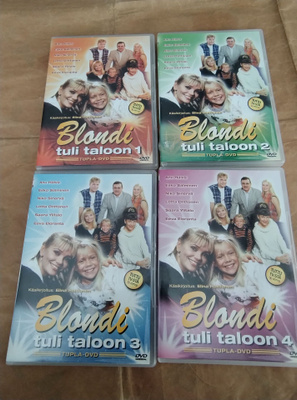 Blondi tuli taloon 1-4 (DVD) (8 levyä)