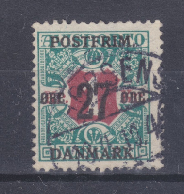 Tanska 1918 27/ 10 öre pp