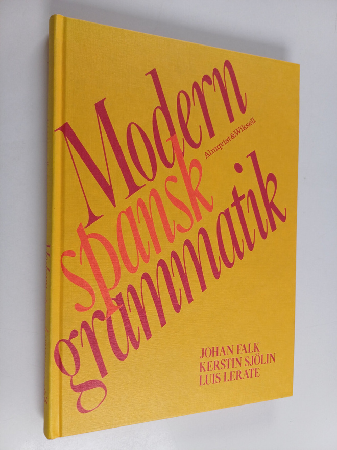 Johan Falk : Modern spansk grammatik