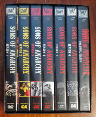 Sons of Anarchy Kaudet 1-7 dvd boxit [koko sarja]