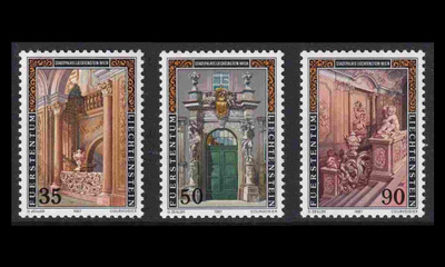 Liechtenstein 925-7 ** Palatsi Wienissä (1987)