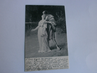 Dramaattinen ensisuudelma, vanha mv pk, p. 1902