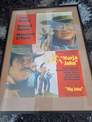 Elokuvajuliste Hurja Jake ( John Wayne)