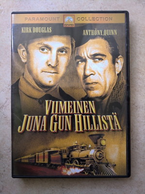 Viimeinen juna Gun Hillistä, DVD. Kirk Douglas